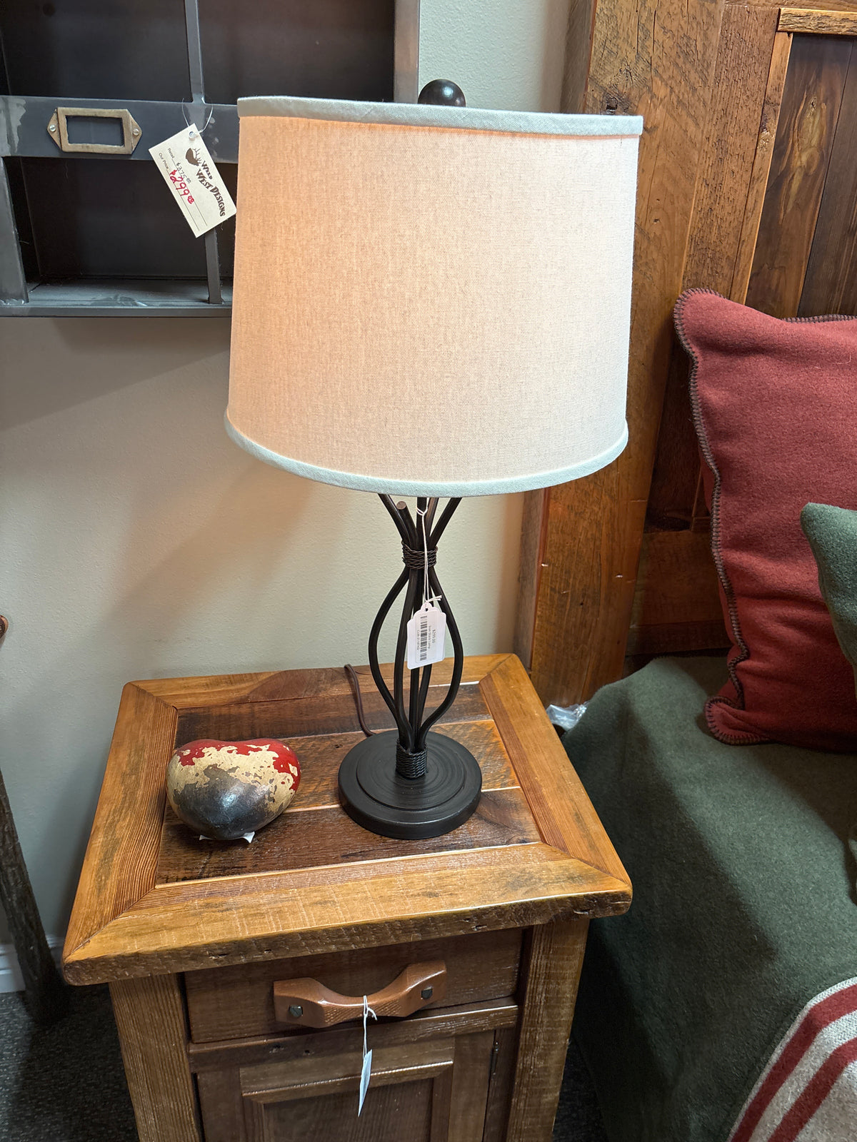 Iron Stack Lamp