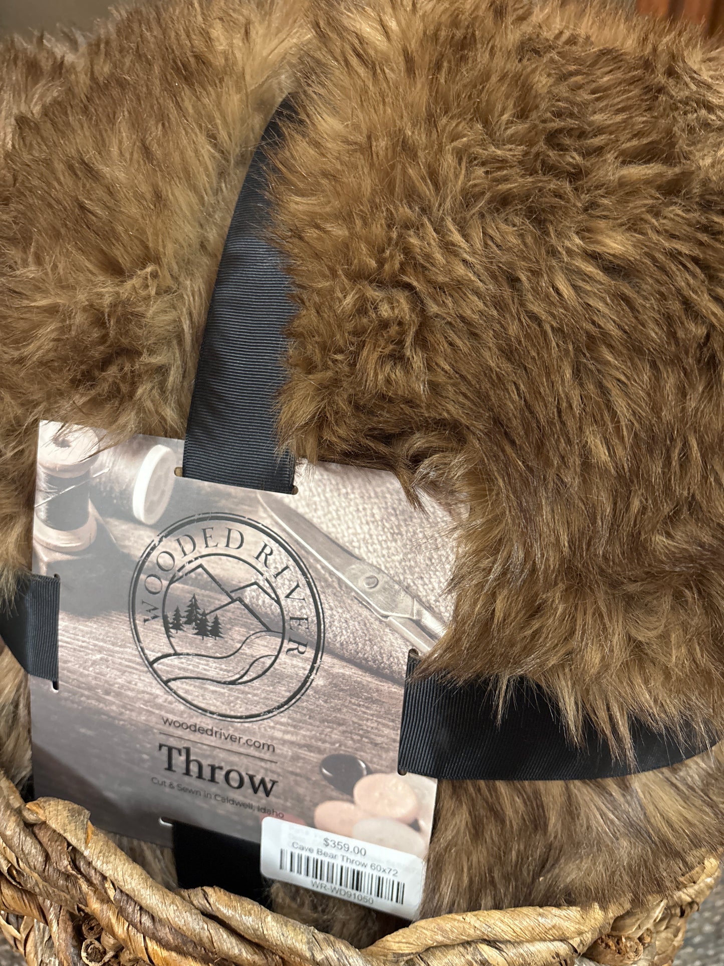 Cave Bear Throw 60x72