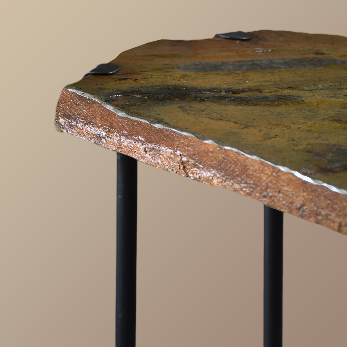 Natural Rock End Table