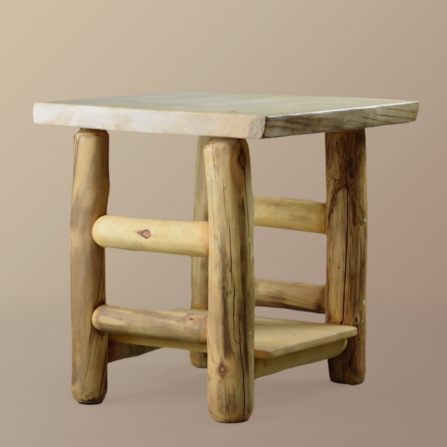 Aspen Pole Nightstand