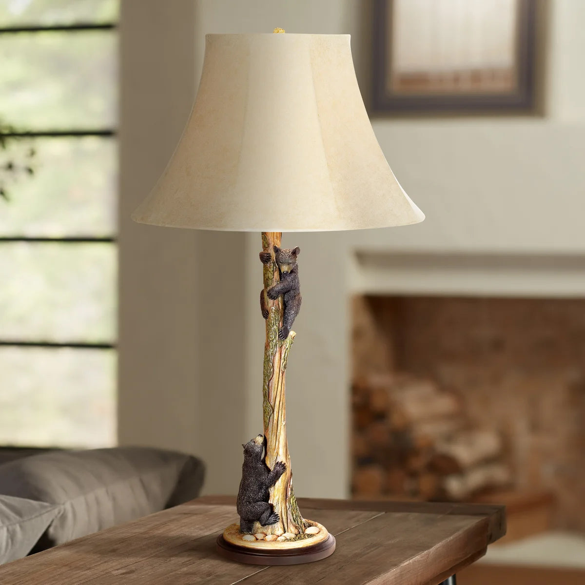 Two Bears Table Lamp