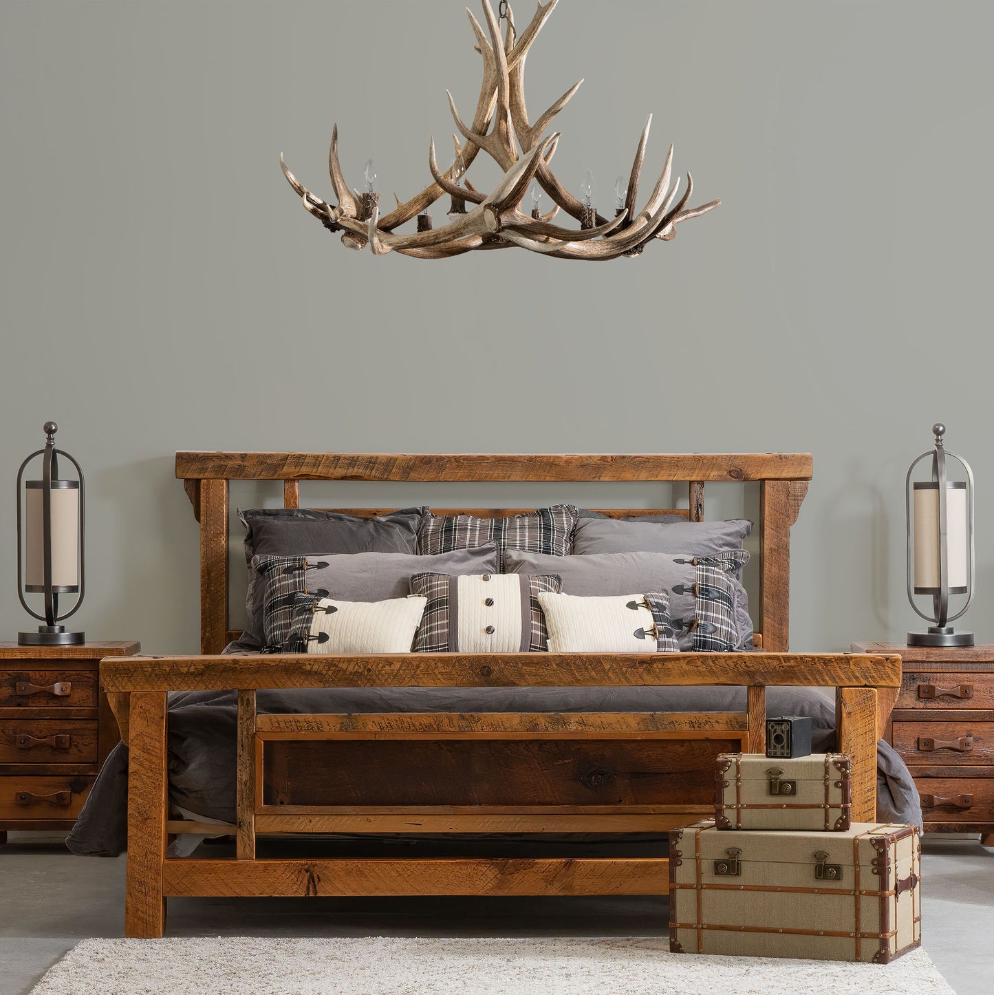 Small Teton Antler Chandelier