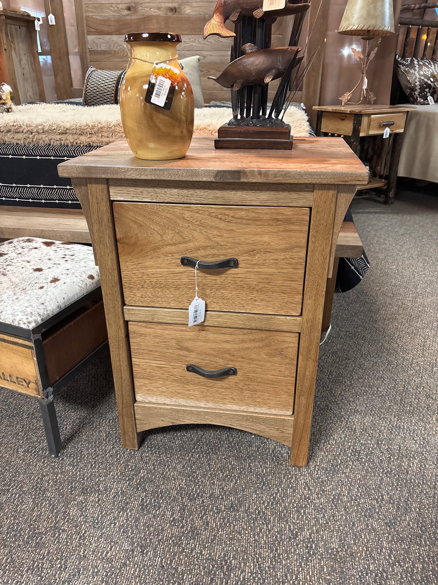Mead Mission 2 Drawer Hickory N/S