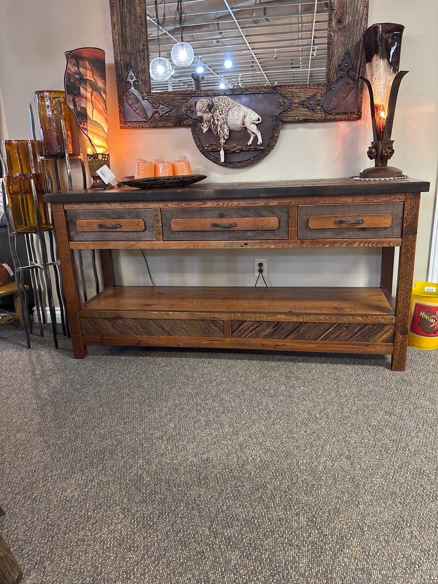 Jackson Hole 2 Drawer Sofa Table