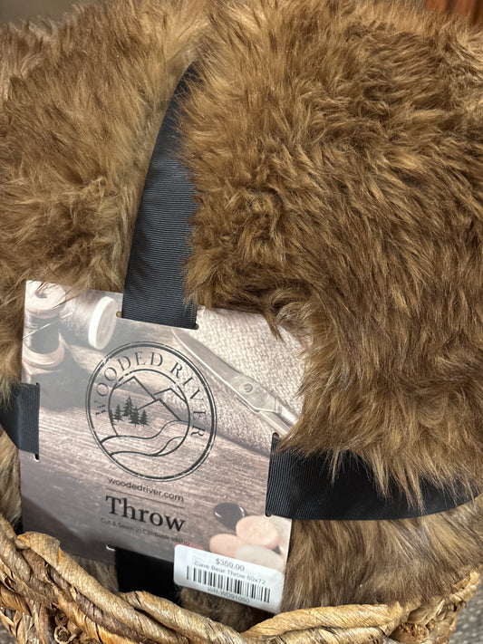Cave Bear Throw 60x72
