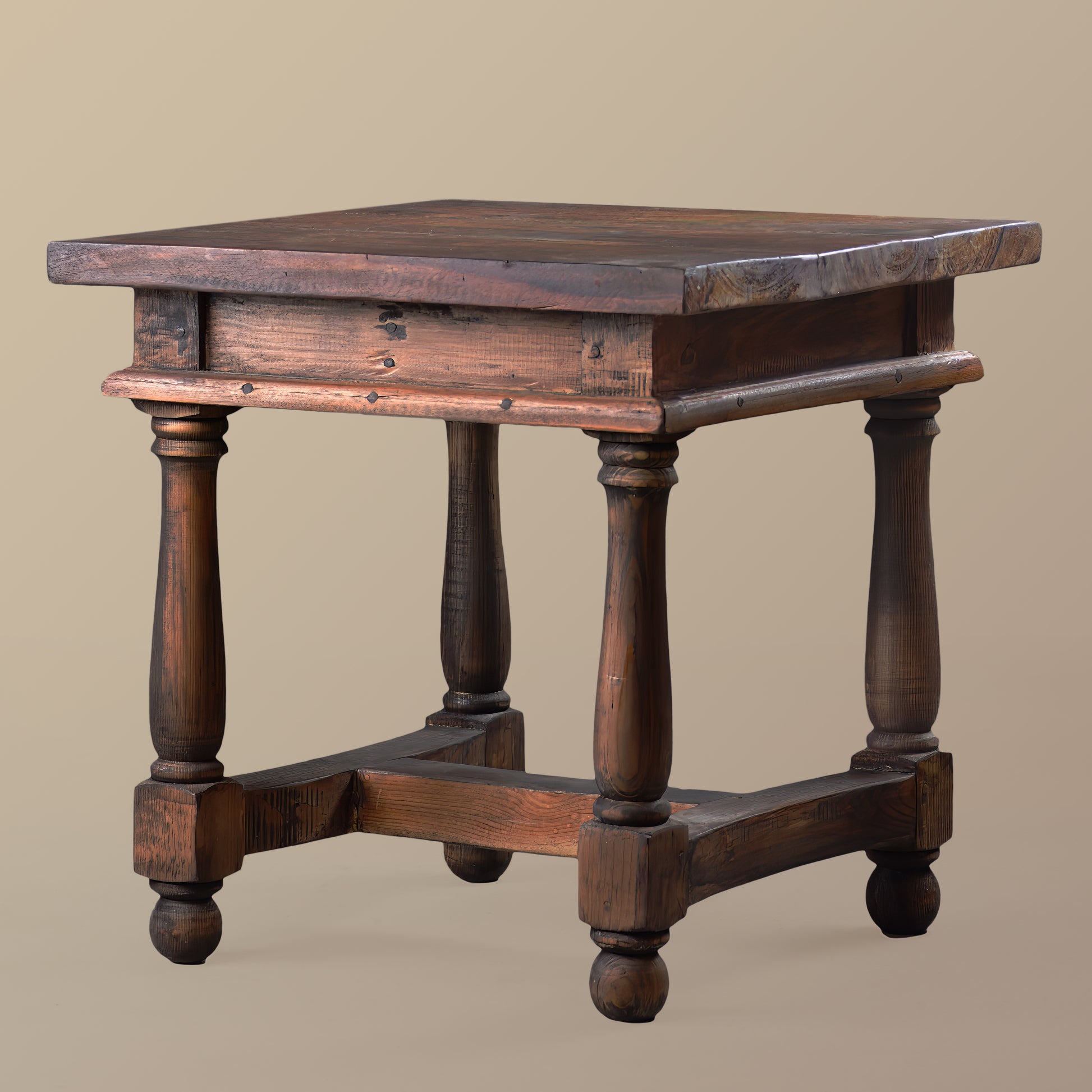 Reclaimed Pine Side Table