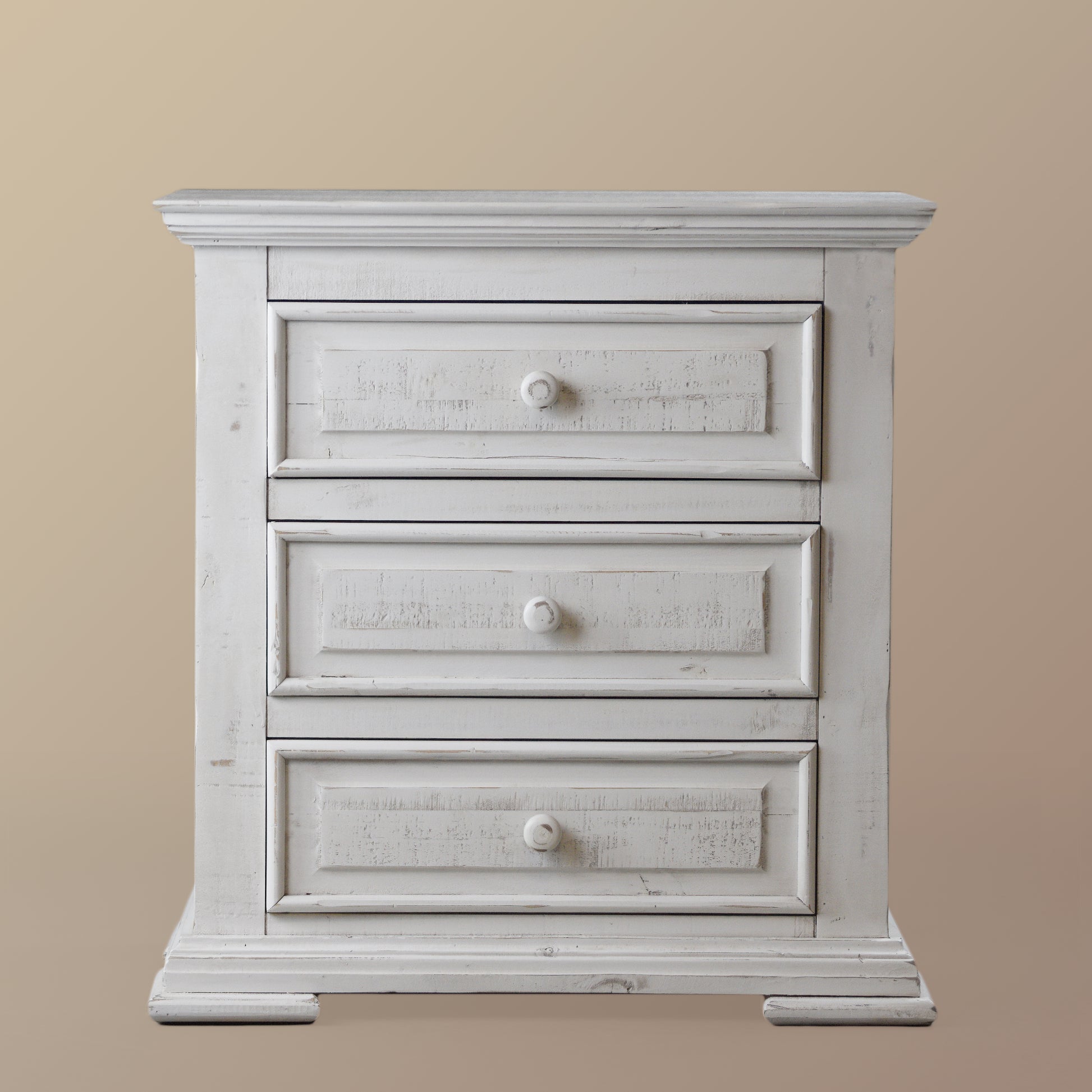 Farmhouse White Nightstand