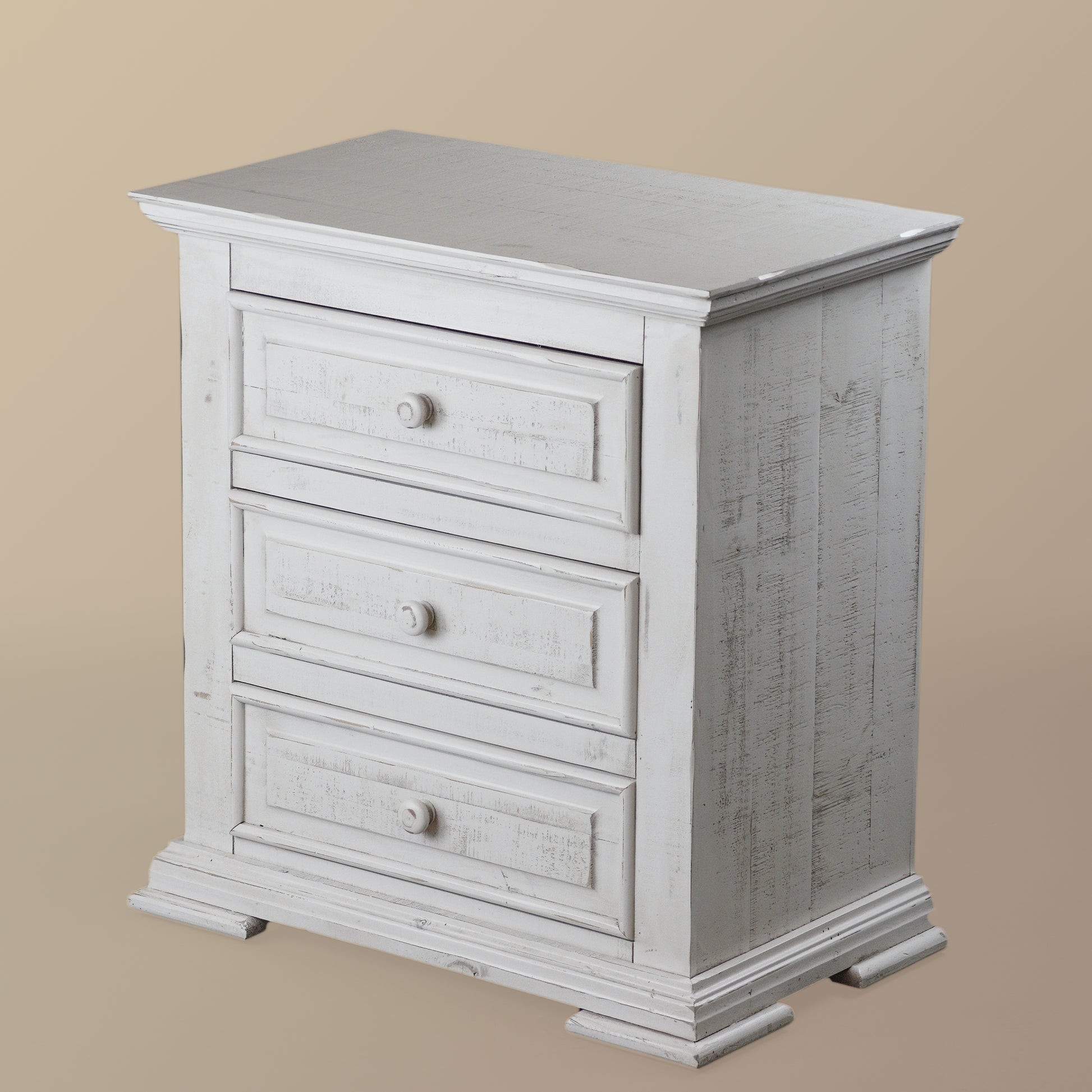 Farmhouse White Nightstand