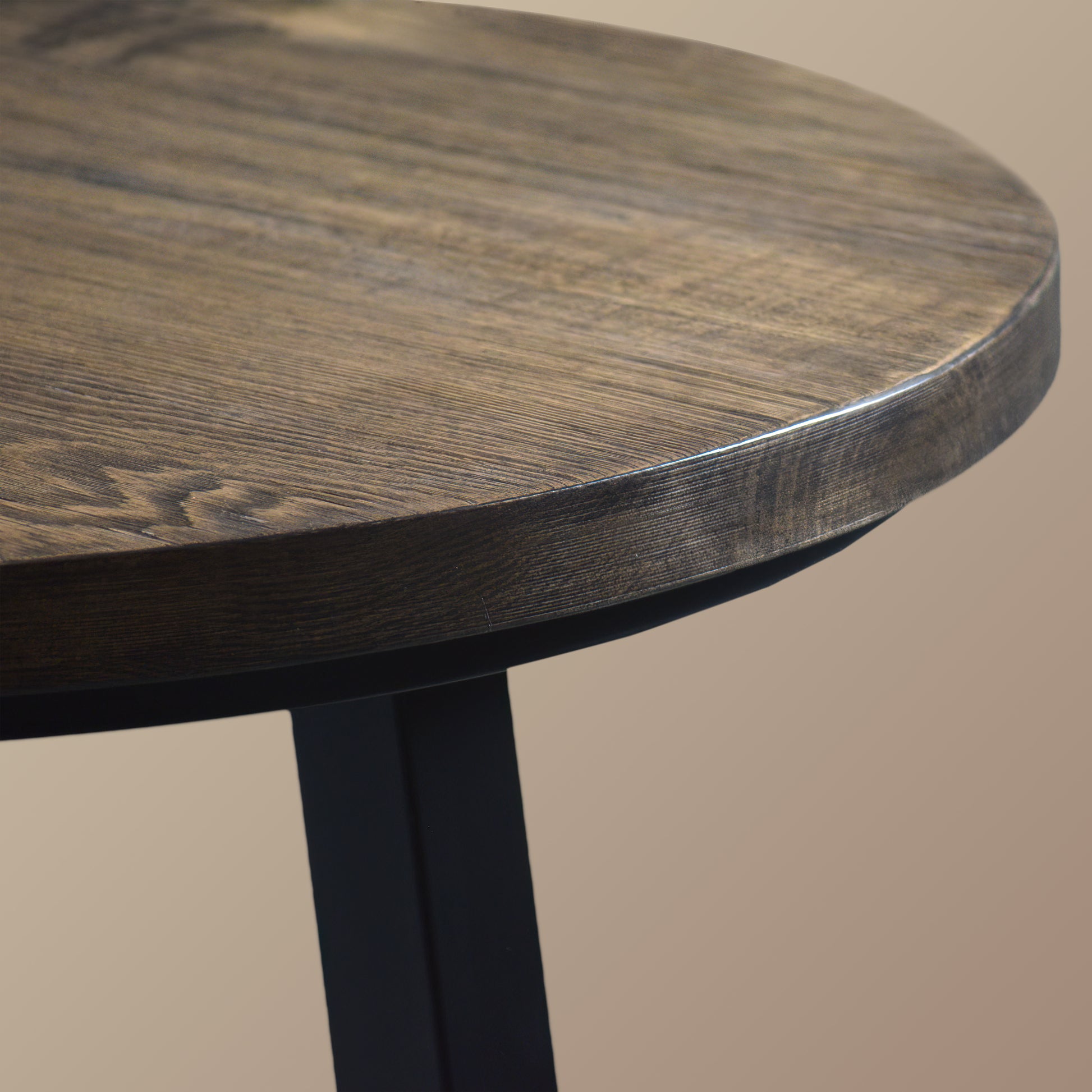 Iron and Pine End Table