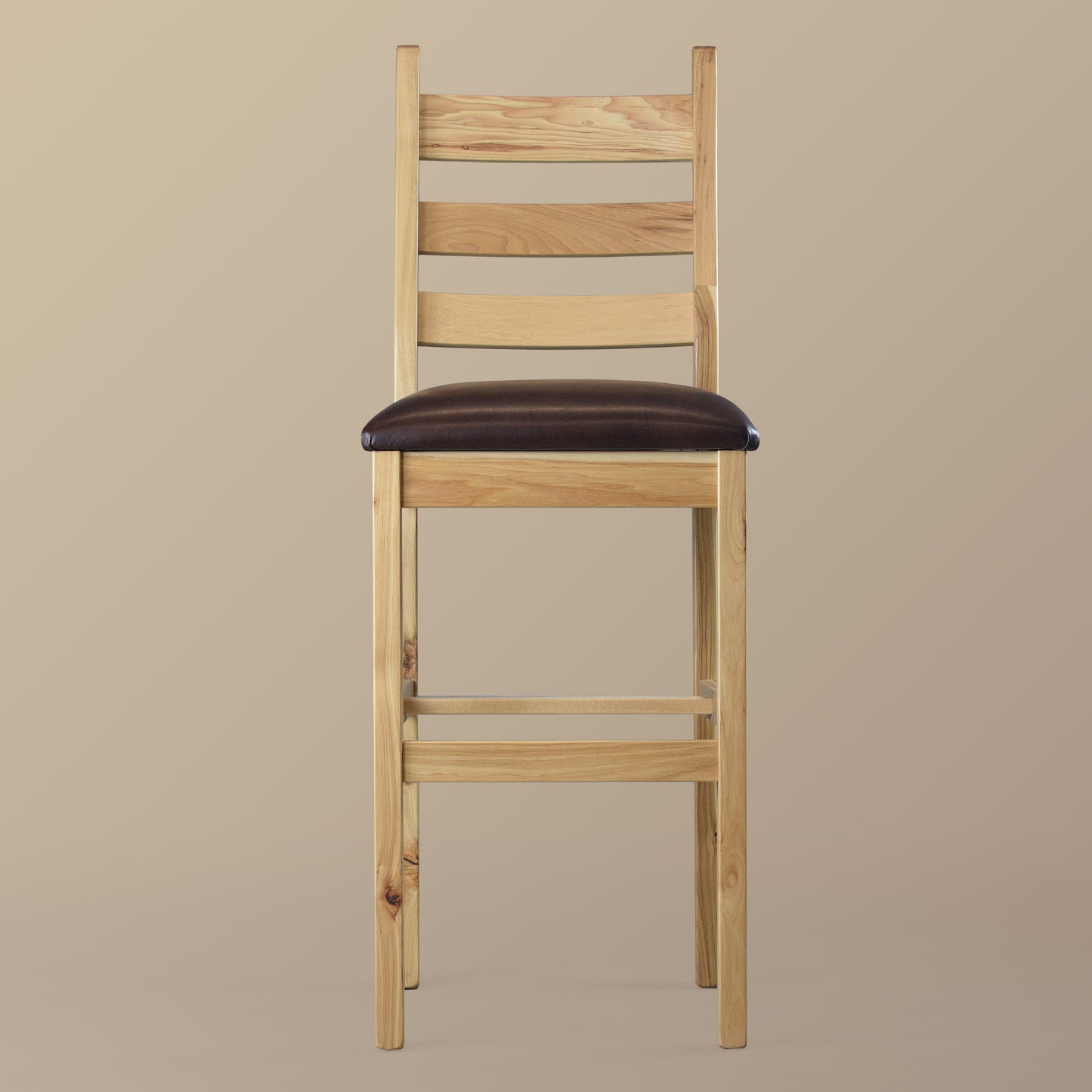 Peeled Hickory Barstool