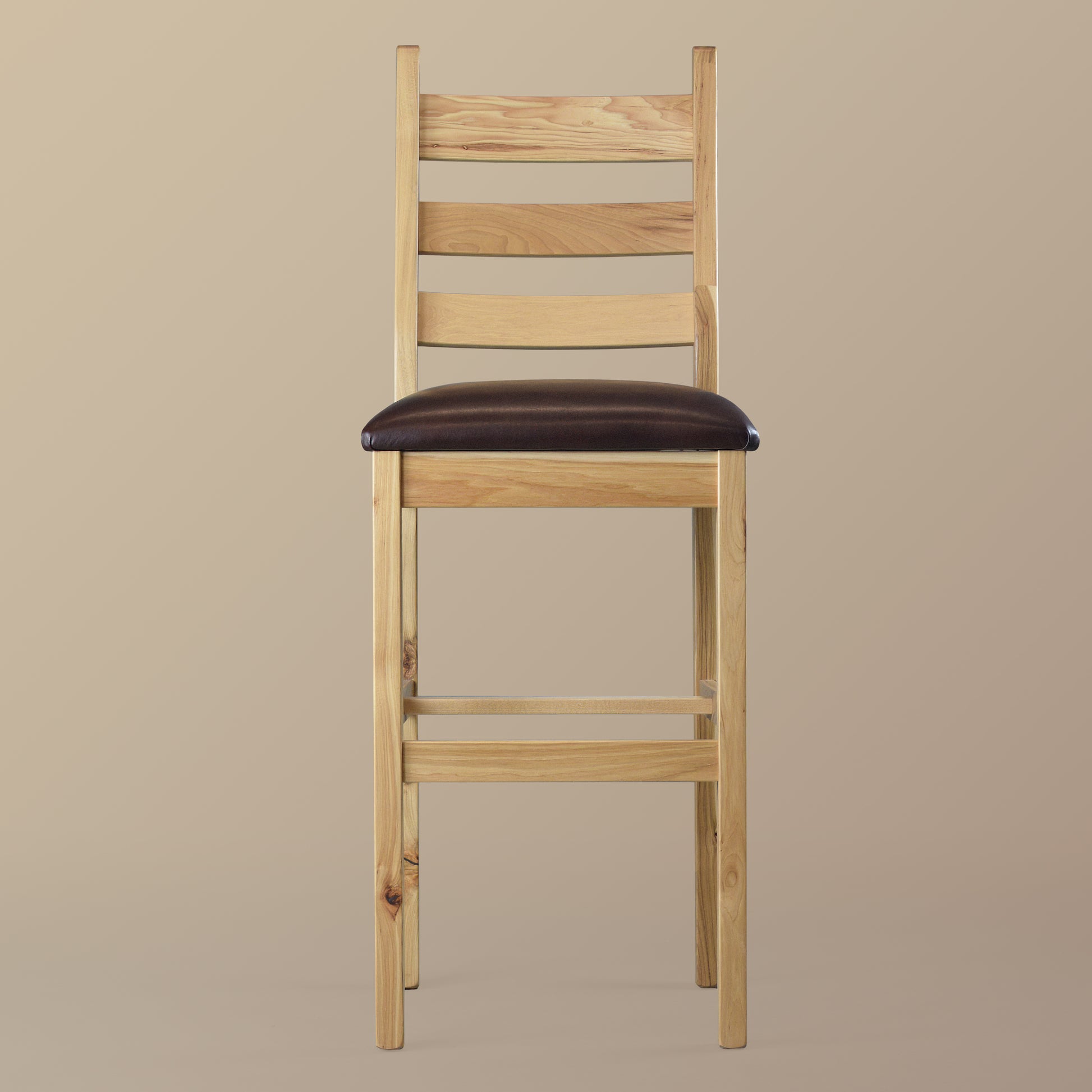 Peeled Hickory Barstool