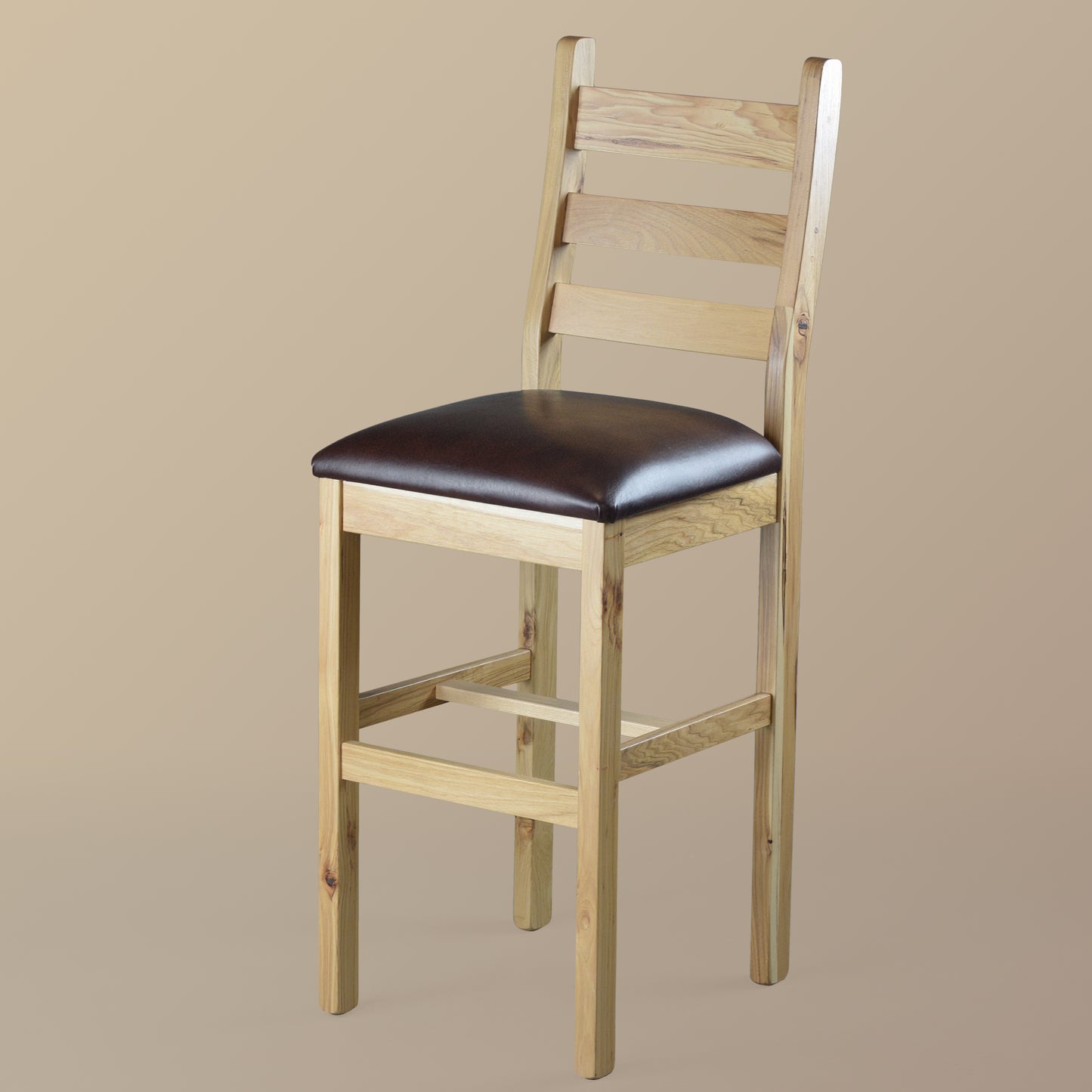 Peeled Hickory Barstool
