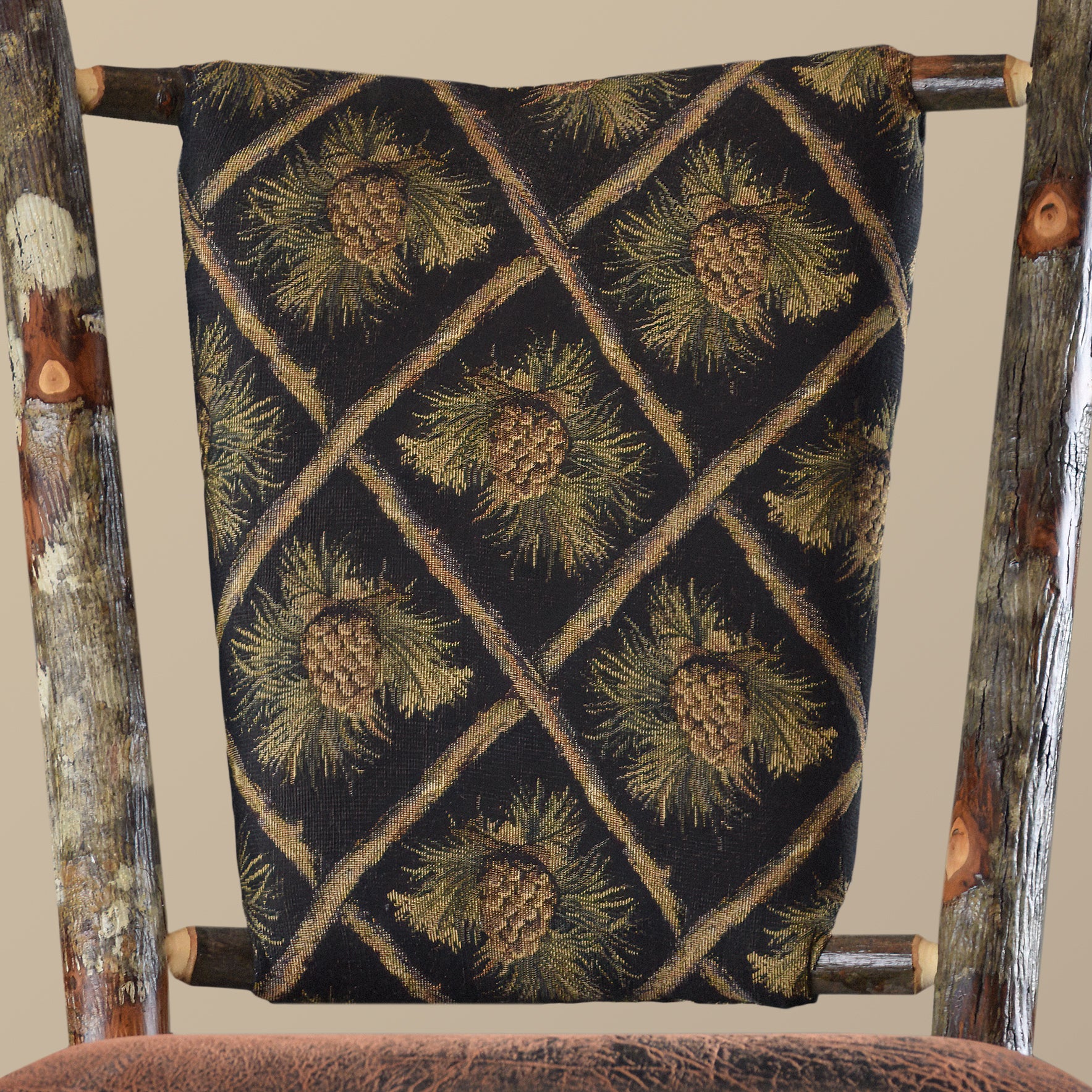 Pinecone Hickory Barstool