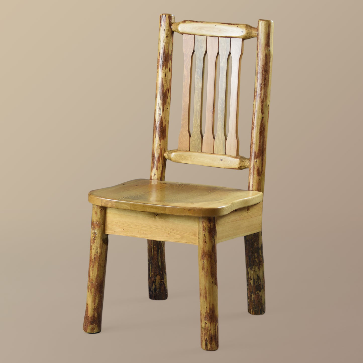 Grand Lodge Dining Chair with Wood Seat