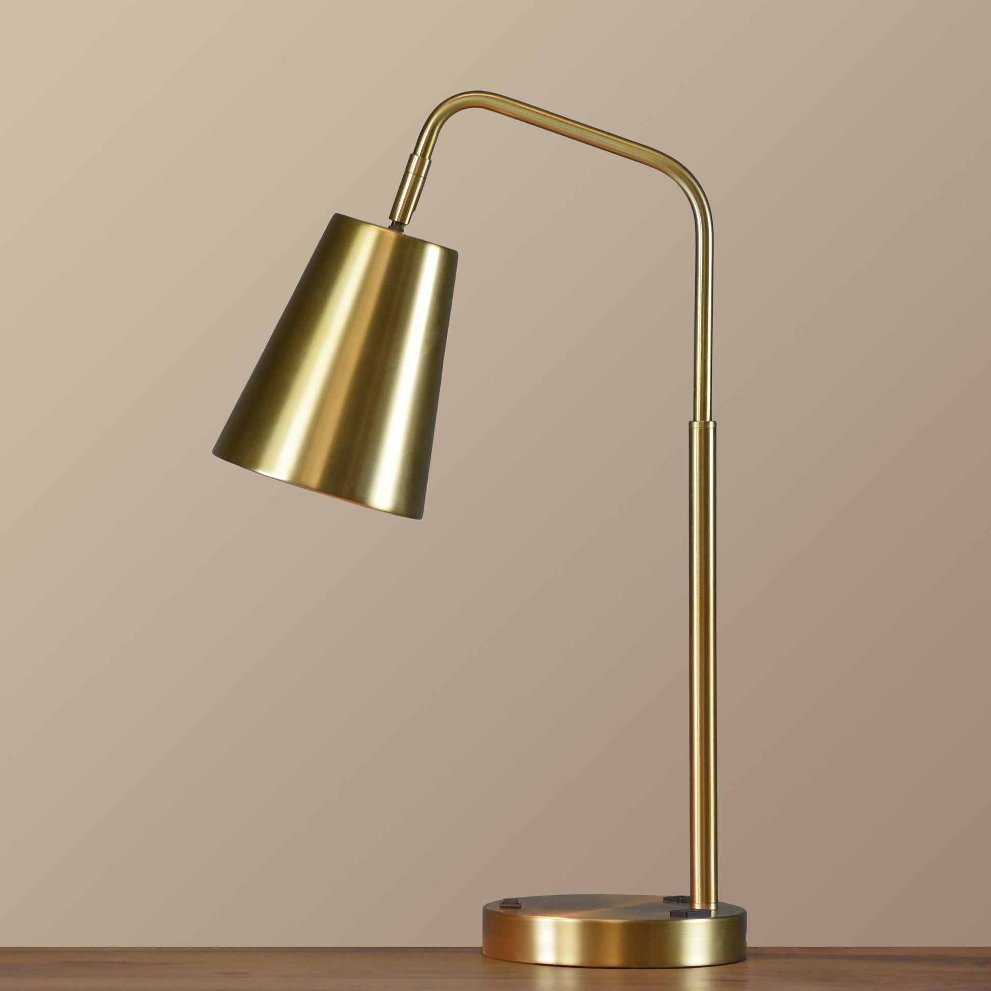 Gatsby Antique Brass Desk Lamp